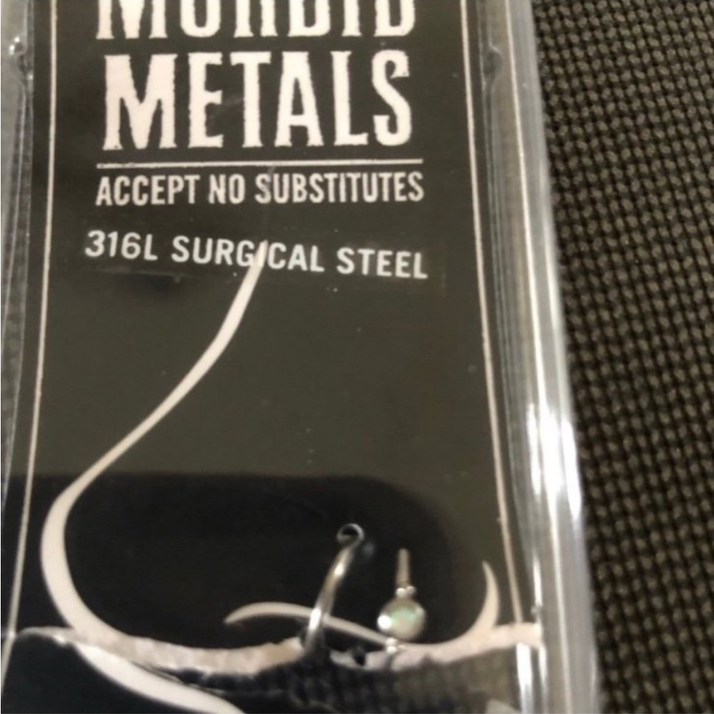 Morbid Metals & Piercing Nation nostril hoops / rings - Picture 4 of 5